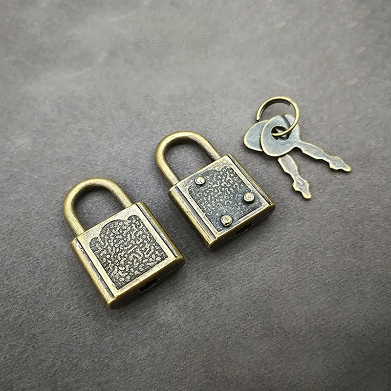 Mini cadenas rétro pour bloc-notes, serrure de journal intime, ensemble de quincaillerie de Psychde valise en alliage de zinc prédire, style chinois, cadenas de boîte d'occasion