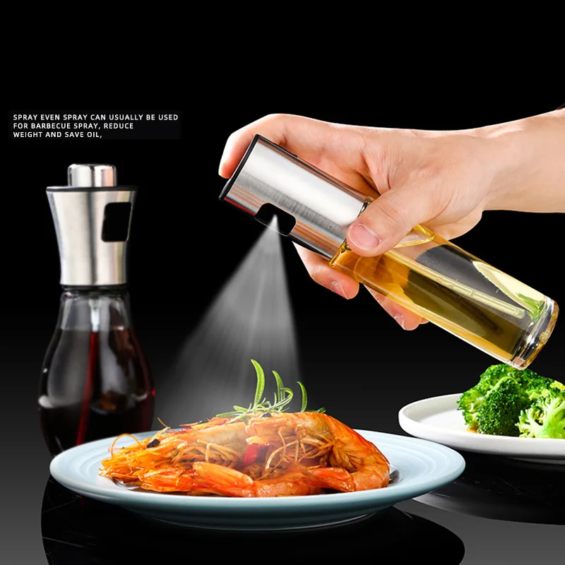 

Olive Oil Spray Bottle Oil Vinegar Spray Leak-proof Nozzle BBQ Kitchen Bar Tool BBQ Baking Bottles Gravy Boats Grill Sprayer