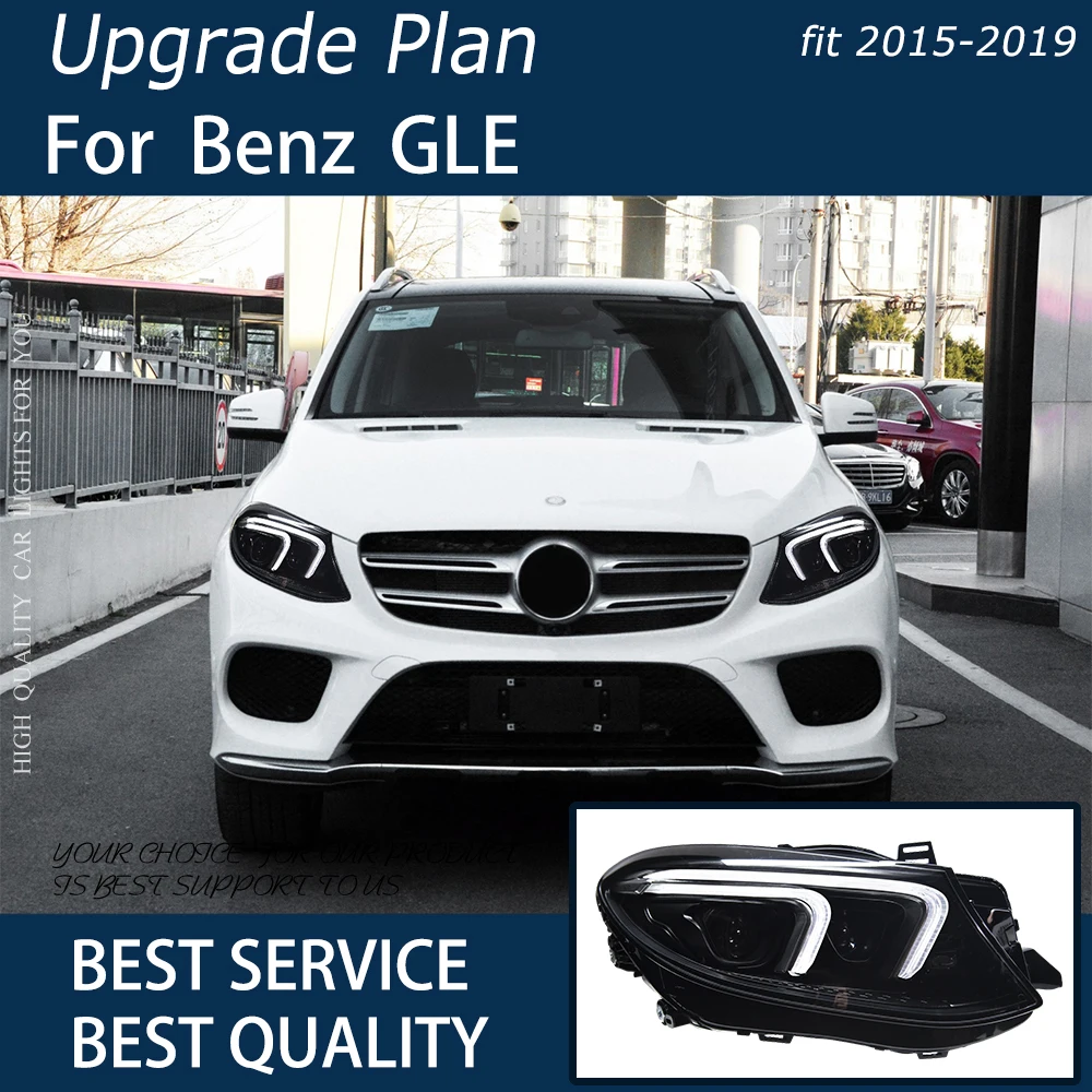 

Автомобильные фары для Benz GLE W166 2015-2019 Φ, обновление сборки автомобильной фары 2023, новейший дизайн W167, аксессуары для сигнальной лампы