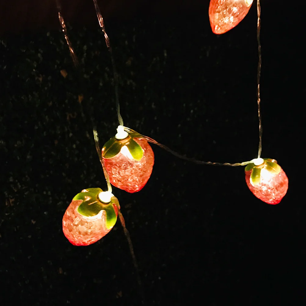

Strawberry String Lights Creative LED Decorative Lamp Party Wedding Home Bedroom Warm Romantic Atmosphere String Light