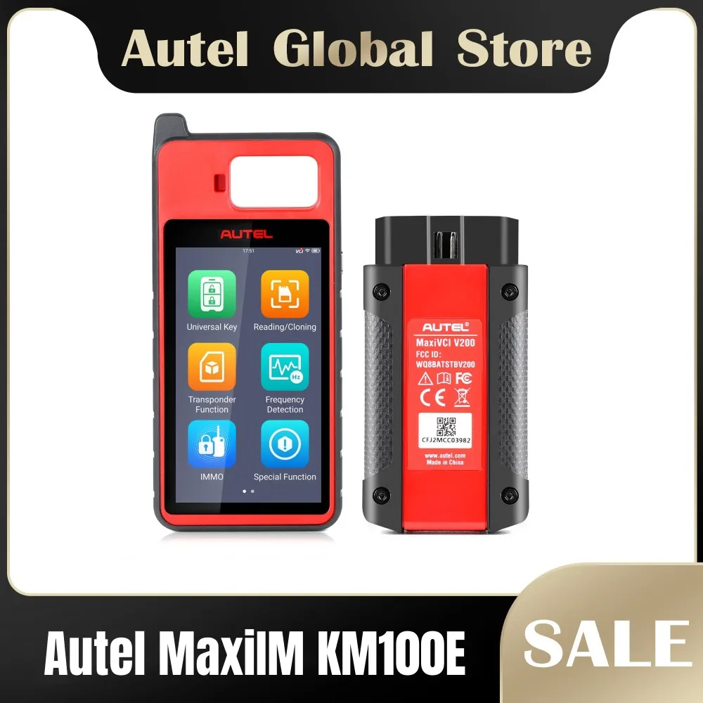 Autel MaxiIM KM100E KM100 E Universal Smart Key Generator Remote Key Immobilizer Programming Tool PK IM508 IM608 IMMO Function