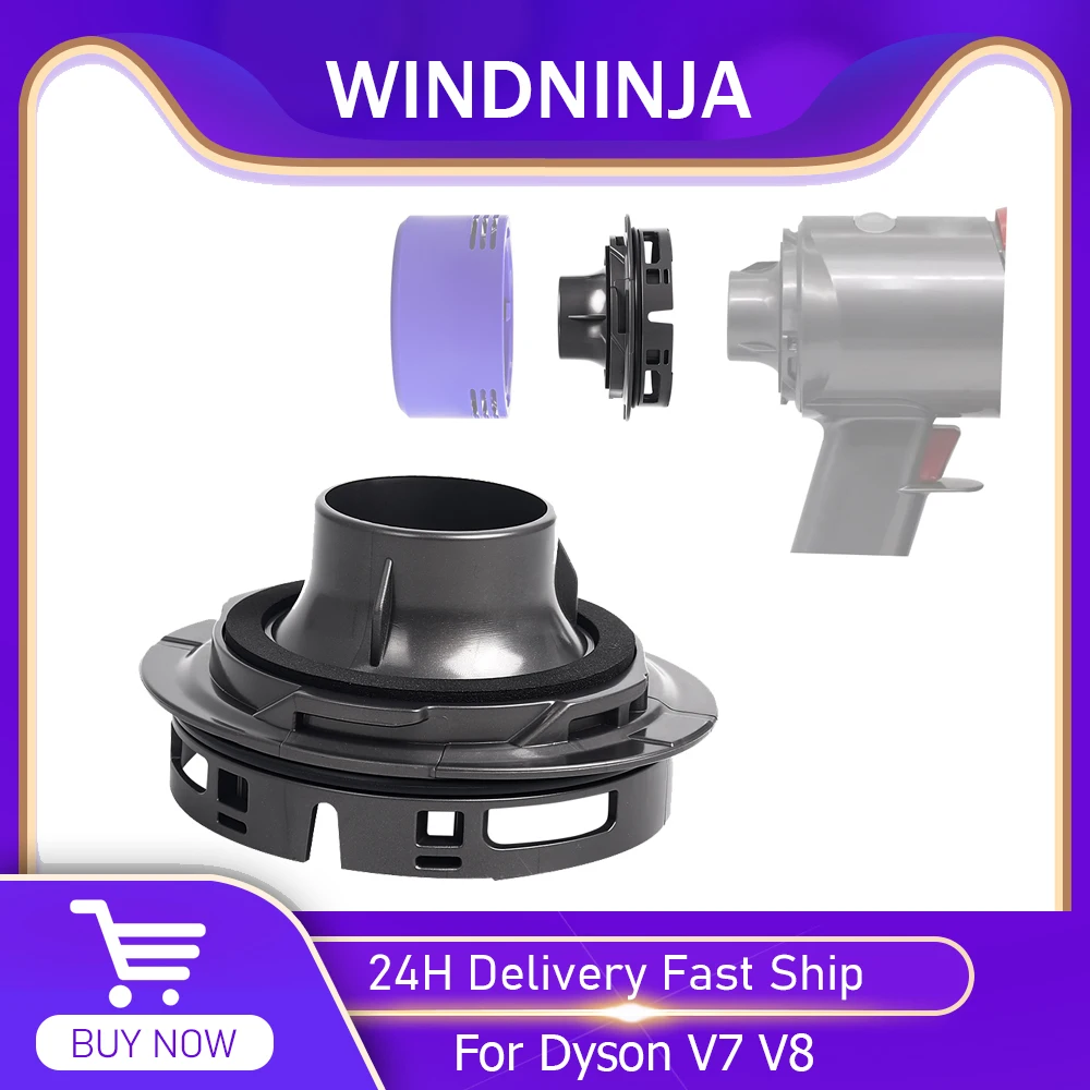 Motor Rear Cover for Dyson V7 V8 Vacuum Cleaner Rear Cover of Suction Head Main Motor Accessories Rear Motor Cover Spare Part