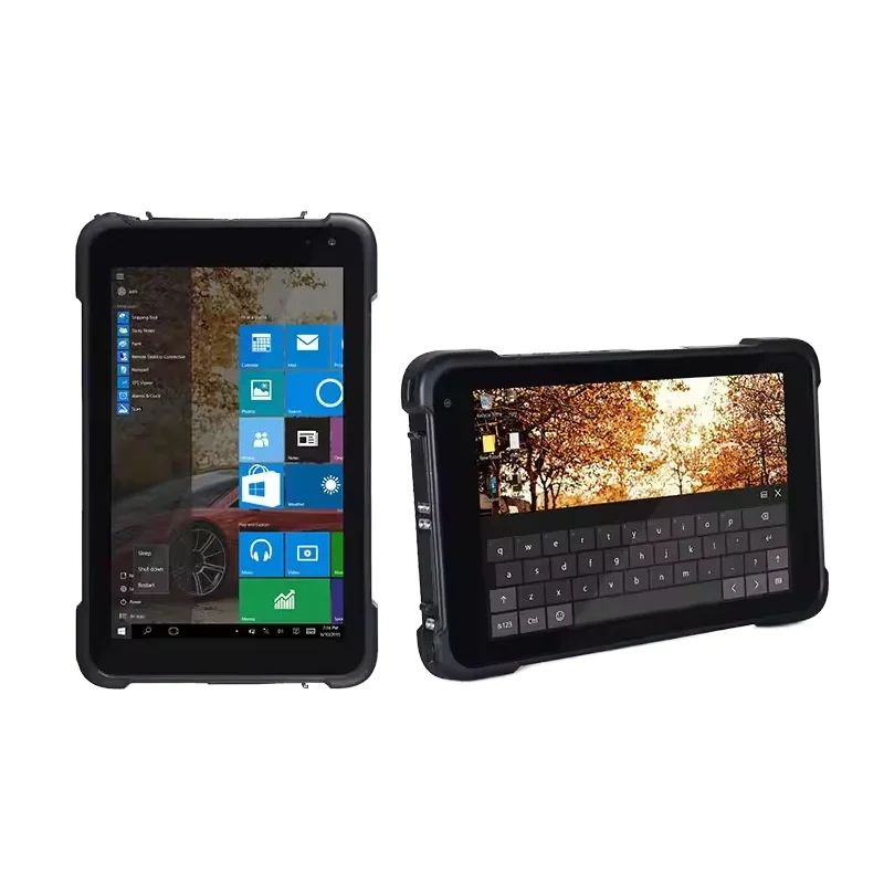 8-Inch NFC Fingerprint Barcode Scanner Android 8G+128G Industrial Tablet PC IP67 Rugged 4G Waterproof Phone Case USB Type C New