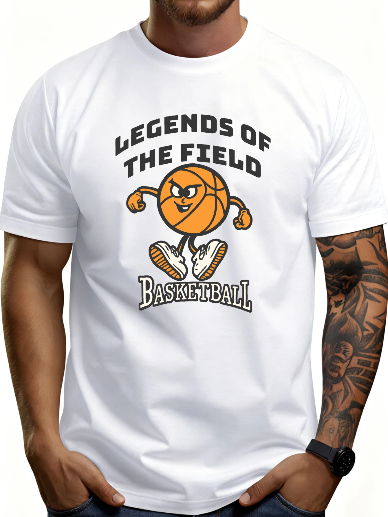 Casual Sports Style Men's T-Shirt 