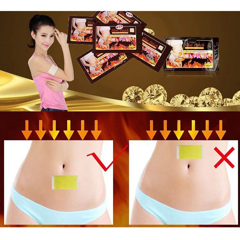 10/30/50pcs Slimming Patches Body Sculpting Belly Stickers Fat Burning Weight Loss Body Firming Waist Thin Arm Slim Navel Patch