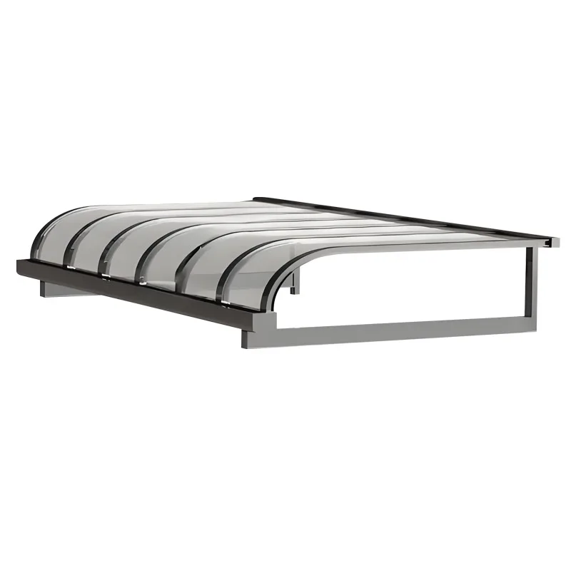 High Quality Outdoor Aluminum Alloy Manual Polyester Modern Rain Canopy Patio Cover Sunshade Garden Durable Awning