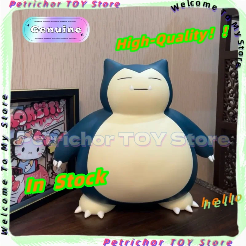 

2025 New Genuine Tomy Anime Figures Ms-29 Snorlax Small Pvc Figure/Model Desktop Ornament Gift In Stock