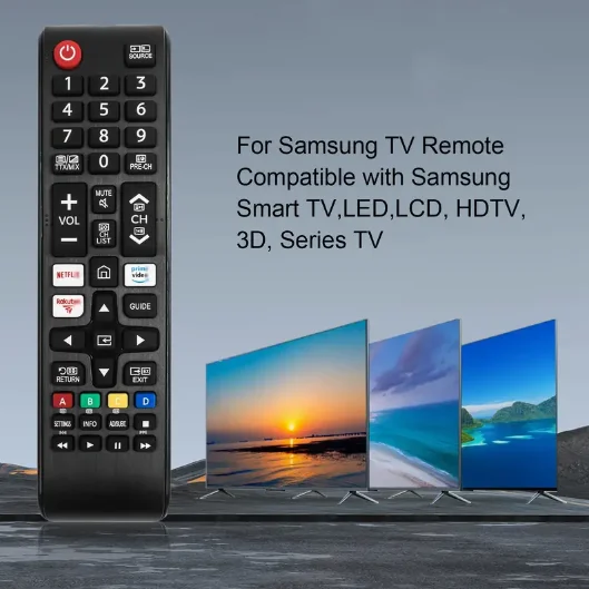 Nowy BN59-01315B do telewizorów Samsung NETFLIX Prime Video UE55RU7100UE43RU7105 UE43RU7179 UE50RU7179 UE55RU7179