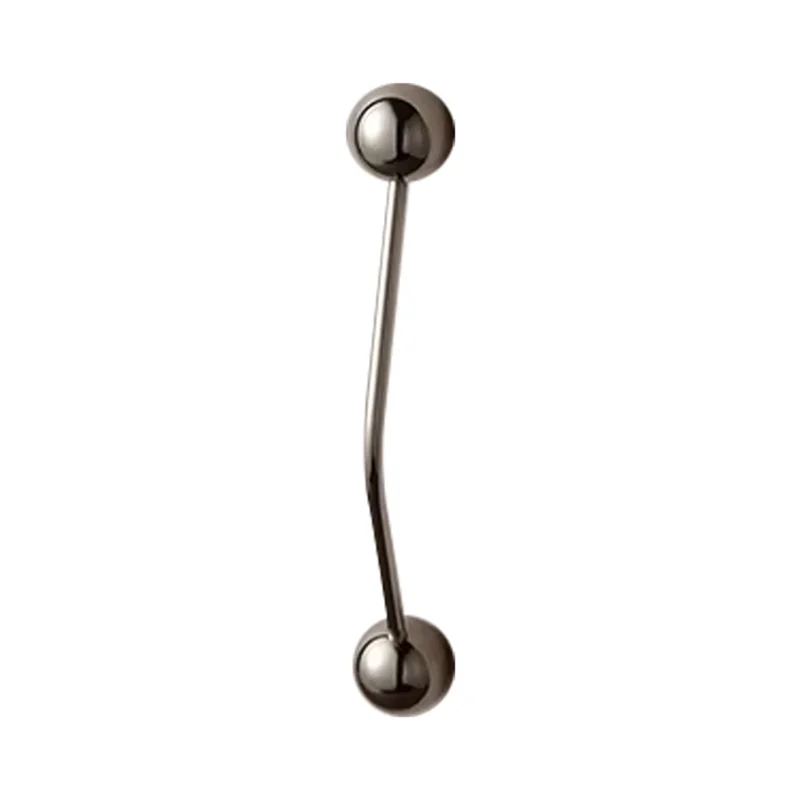 -A89Z Silver Bar Pulls Solid Brass Design Furniture Handles Round Ball Dresser Handles High-End French Drawer Knobs
