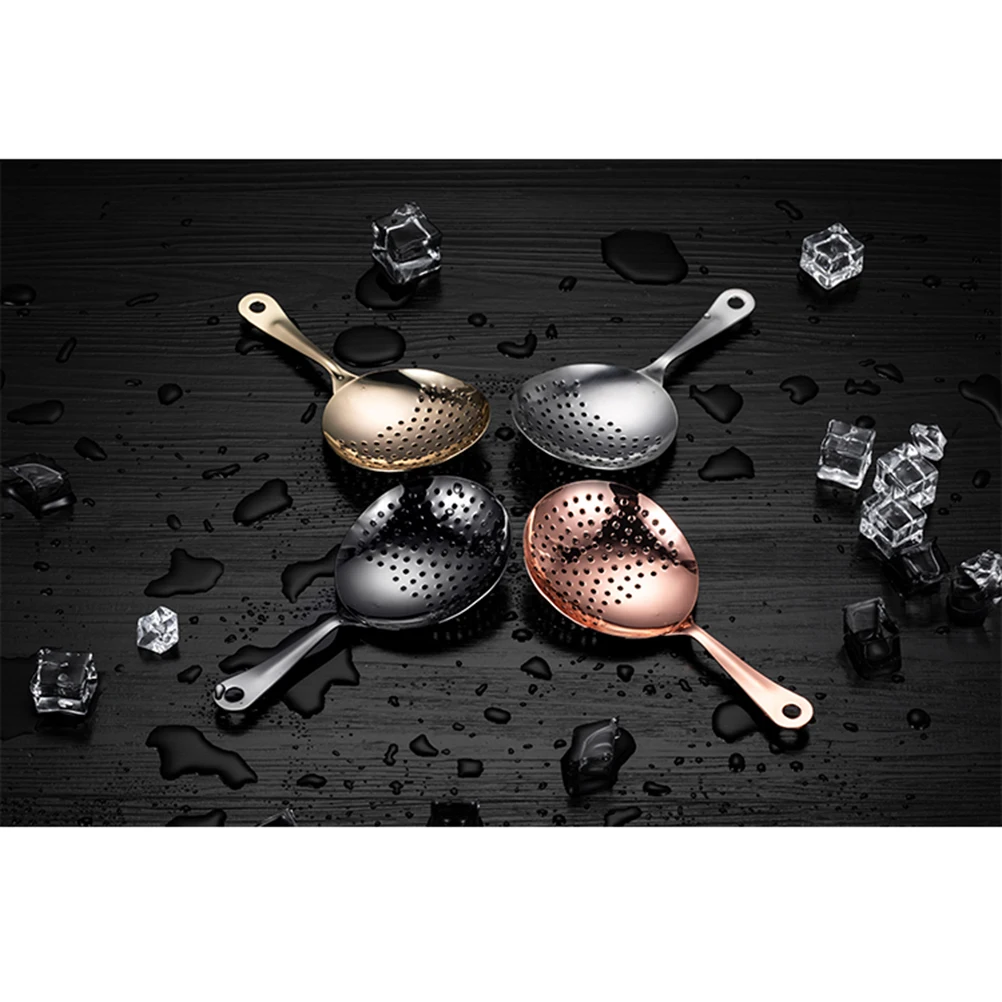 

Stainless Steel Cocktail Strainer Bar Tool Ice Cube Accessories for Shaker Mixing Glass Party Home Restaurant Ergonomic Food