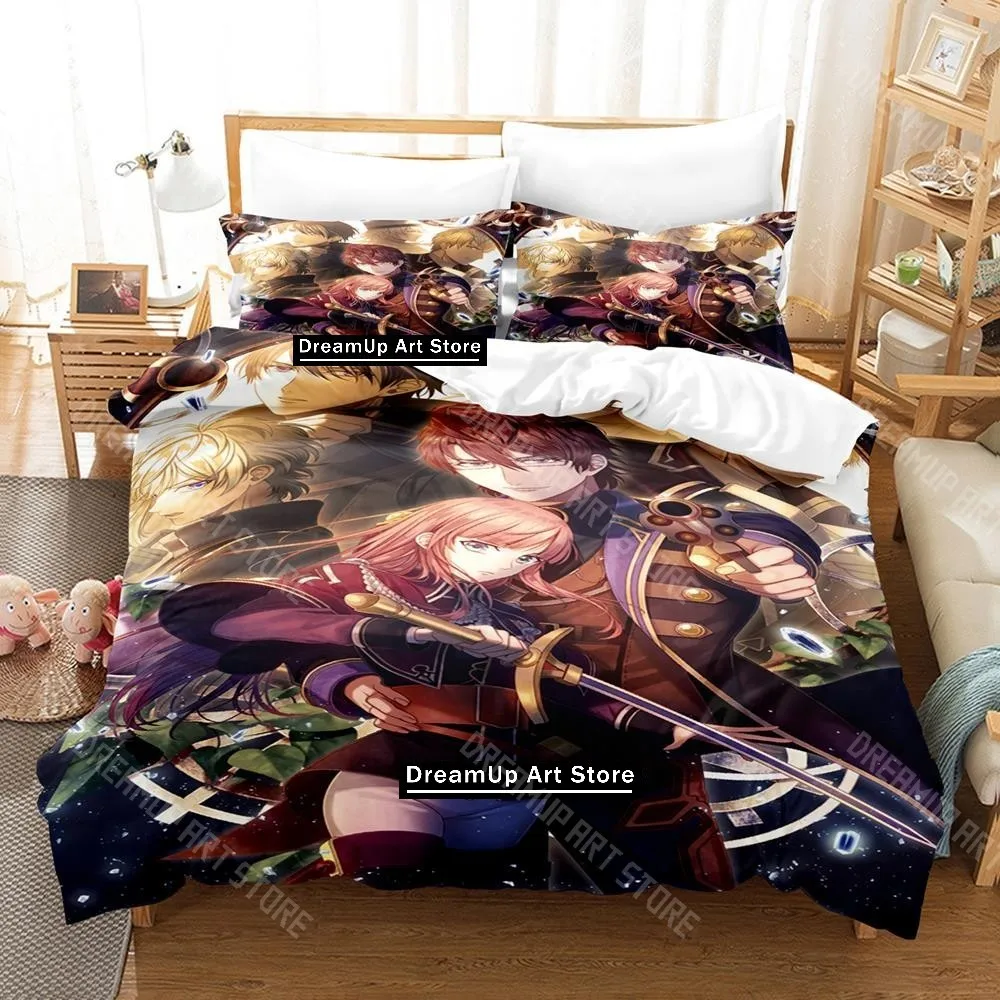 3D Printed Steam Prison Otome Game Bedding Set for Boys Girls Duvet Cover Pillowcase Twin Queen King Full Single Double Sizes