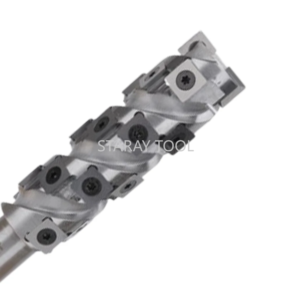 1/2 Inch Shank 32MM Cutting Diameter Carbide Insert Flush Trim Router Bit for Woodworking Trimming