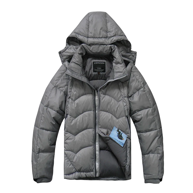 Hot Sale Men Duck Down Jacket Winter Down Coat Waterproof Hooded Down Jackets Winter Thick Warm Jacket Mens Jackets Outerwear