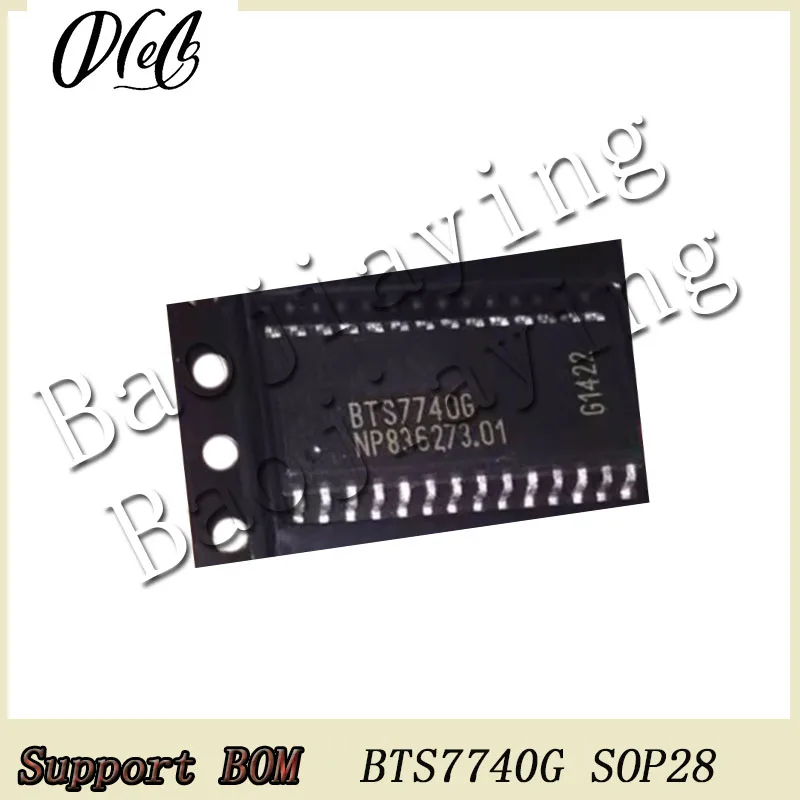 5PCS/Lot BTS7740 BTS77406 BTS7740G SOP28 IC Chip For Automotive computer board