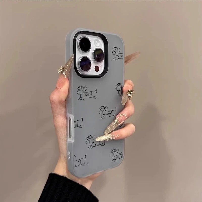 ل Tecno Pop 10 10C 9 8 7 Pro Pova 7 Neo 6 Pro 5 Spark GO 2 2S 1 1S جراب هاتف 2 في 1 خط مزدوج الطبقات غطاء الكلب الألماني