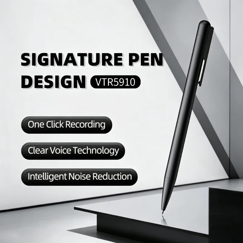 

New 2026 100% Original Digital Voice Recorder 16GB 64GB Smart Recording Pen Bluetooth VTR5910