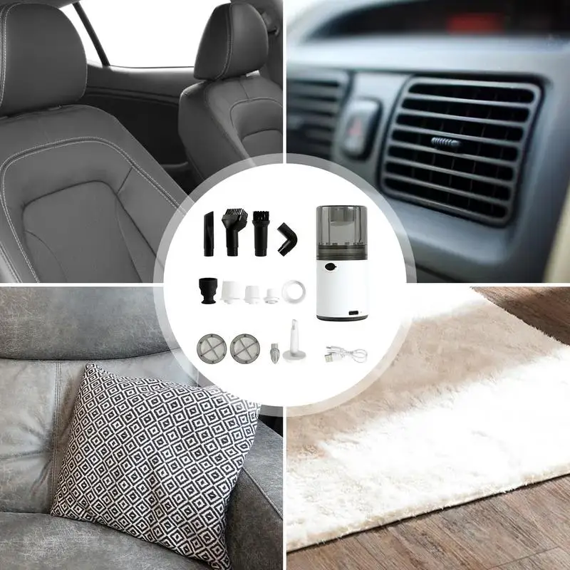 Car Vacuum Handheld Cordless Home Portable Vac Cleaner Long Range Multifunctional Mini Hand Air Blower For Most Vehicles Offices