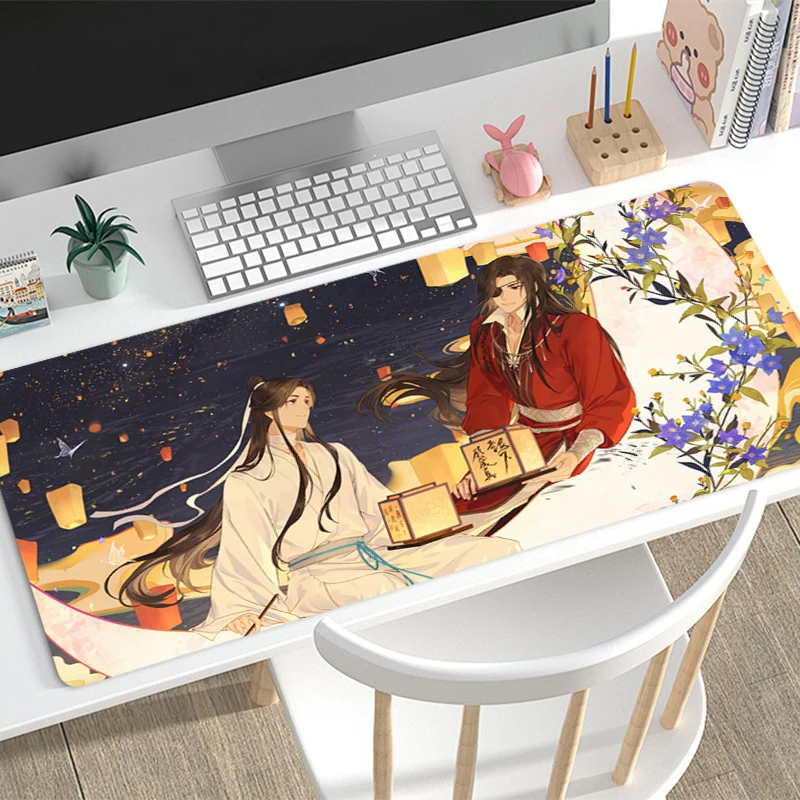 Mouse Pad Tian Guan Ci Fu Anime Large Gamer Keyboard Mat Pads Gaming Desk Protector Laptops Mousepad Deskmat PC carpet Mousepad