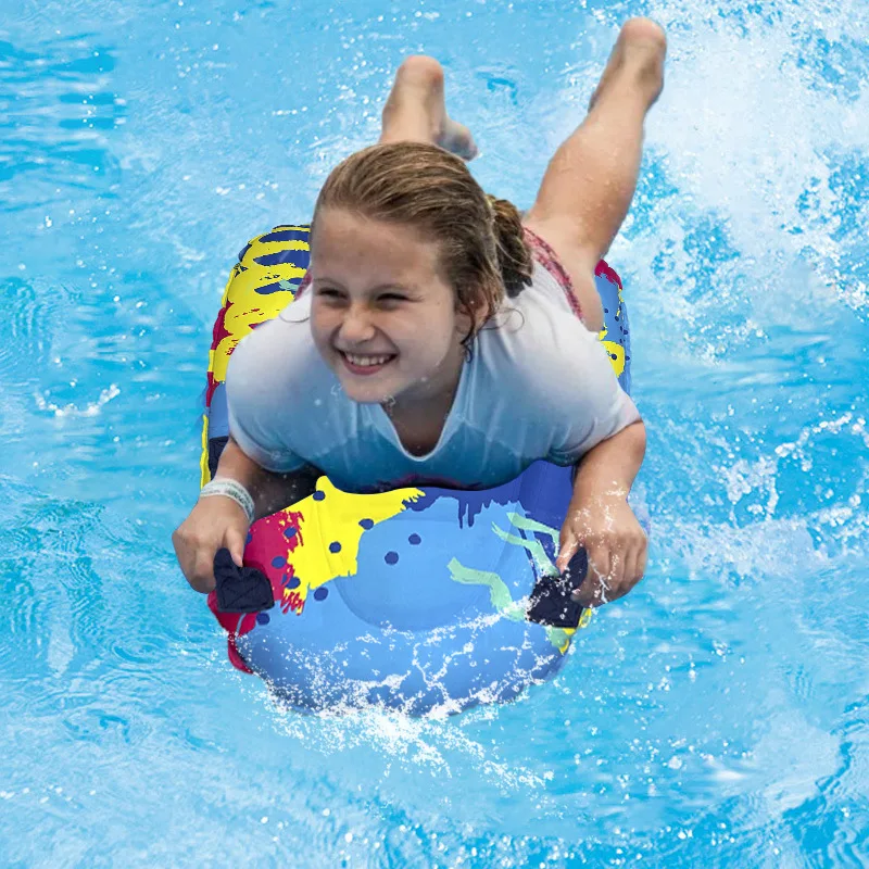 

Летняя утолщенная детская доска для серфинга, портативный вейкборд с ручкой, экологичный вейкборд из ПВХ для игр на море