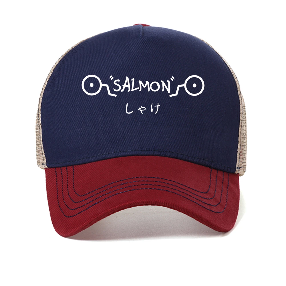 

Anime Jjk Shirt Women's caps Jujutsu Kaisen Inumaki Toge Salmon baseball cap fashion Breathable Snapback hat summer trucker hats