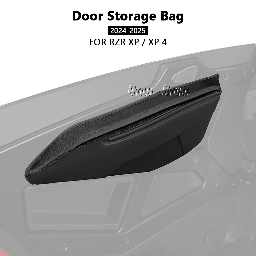 New UTV Side Door Storage Bag Waterproof Organizer For Polaris RZR XP XP4 1000 Premium Sport Ultimate 2024 2025 UTV Accessories