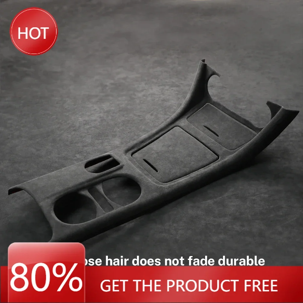 

Hot Steering Covers Italy Super Suede Car Center Console Gear Shift Panel Trim Cover For Mercedes Benz A Class W176 CLA C117