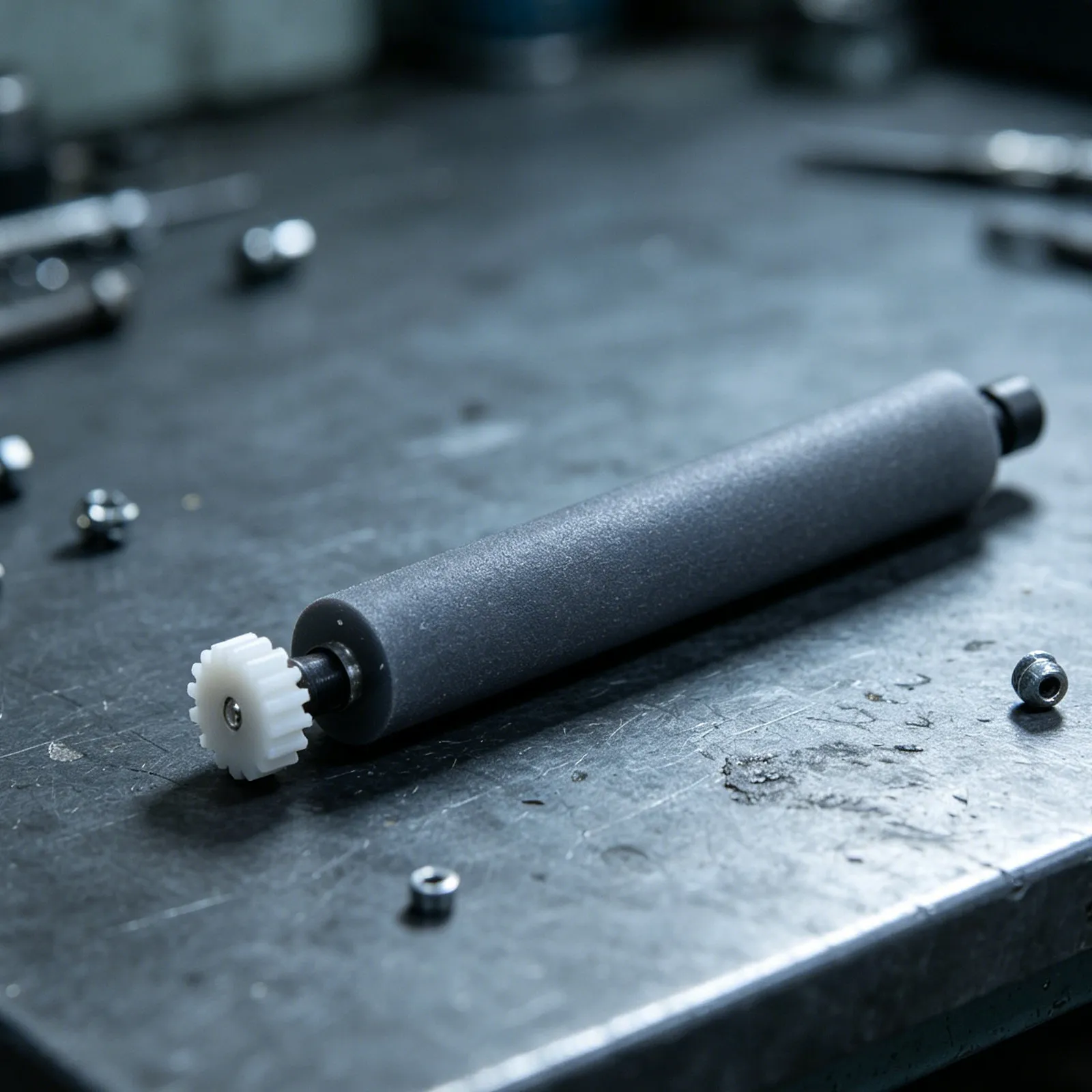 Printer Roller Shaft Replacement Plastic Paper Roller Part Accessories Printer Transfer Supply for Retail Office Commercial Cash