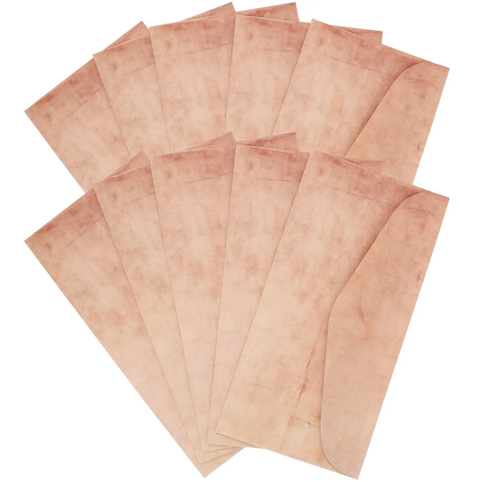 

10Pcs Retro Style Envelopes Pack Simple Wear Resistant Paper Envelopes for Greeting Cards Letter Holder Card Container Party