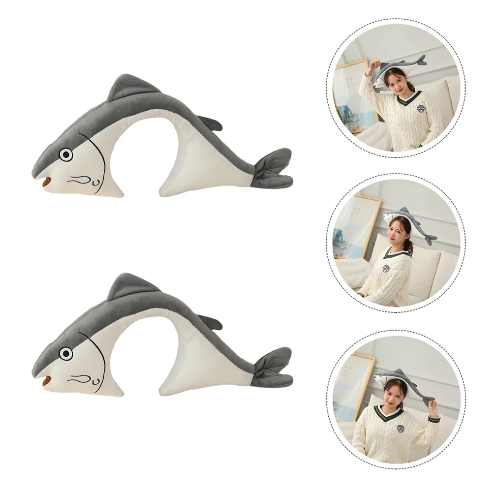 

Fish Shape Headband Hair Hoop Costume Accessory Photo Prop For Masquerade Carnival Festival Roleplay Performance Party Hairband