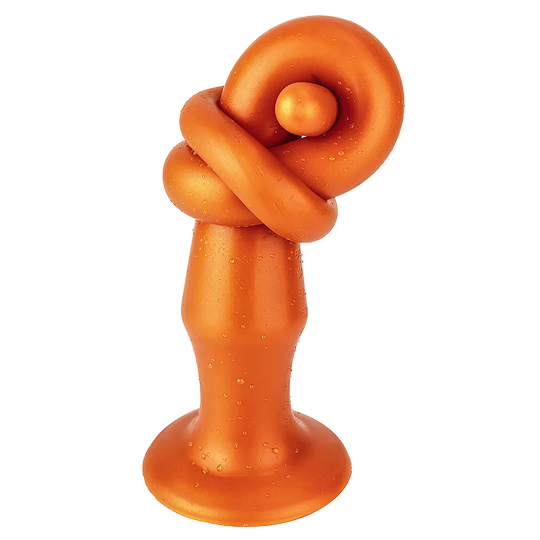 Overlength Liquid Silicone Anal Plug Dildo Stimulate Anus and Vagina Soft Anal Dilator with Suction Cup Sex Toy Butt Plug Penis