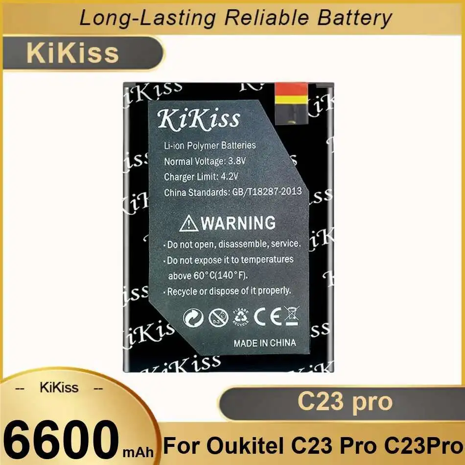 

Прочный аккумулятор для мобильного телефона Oukitel C23 Pro C23Pro емкостью 6600 мАч