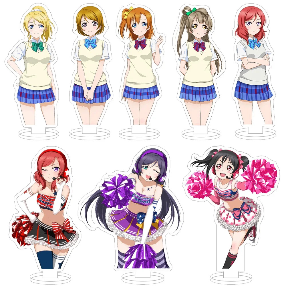 Люблю жить! Honoka Kosaka Eli Ayase Kotori Minami Umi Sonoda Rin Hoshizora Maki Nishikino большая аниме-фигурка акриловая подставка игрушка в подарок Люблю жить! Honoka Kosaka Eli Ayase Kotori Minami Umi Sonoda Rin Hoshizora Maki Nishikino большая аниме-фигурка акриловая подставка игрушка в подарок