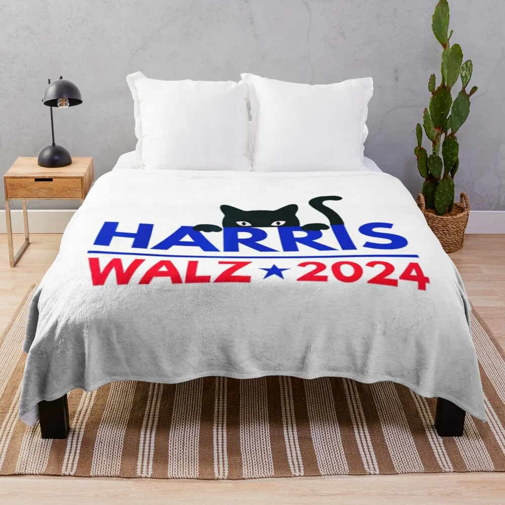 HARRIS WALZ 2024 Throw Blanket Retros Winter beds Blankets