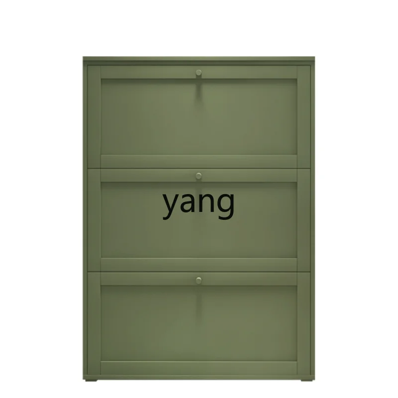 

Yjq Minimalist Tilting Shoe Cabinet Large Capacity Entrance Foyer Corridor Ultra-Thin Locker