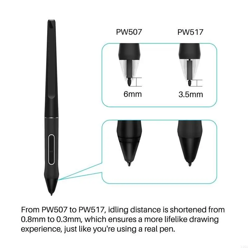 For  PW517 Digital Pen for Kamvas13 22 12 GS1562/GS1161 GS1331 GT2202 Pen 