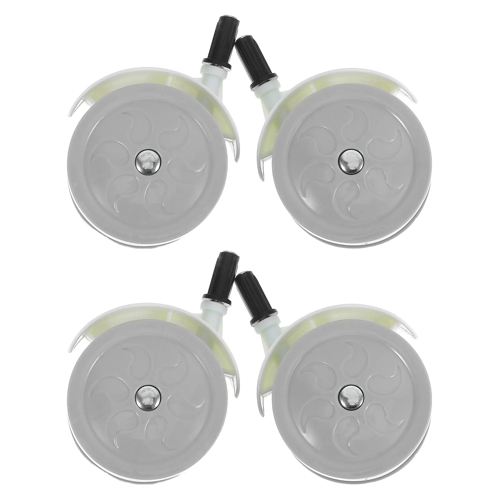 

4Pcs Universal Replacement Wheels for Baby Walker Stroller Caster Detachable Plug-in Style Quiet Wear-Resistant Swivel Movement