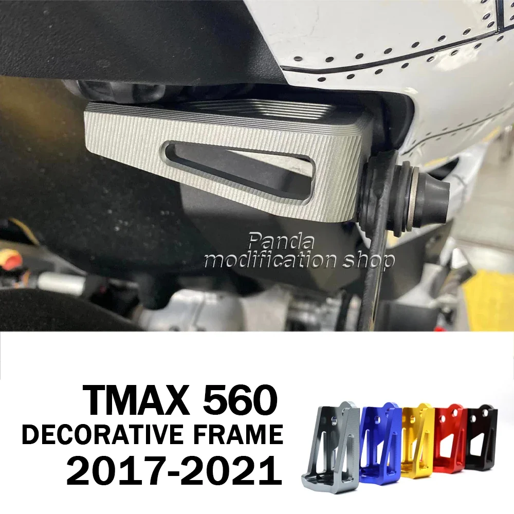 for Motorcycle yamaha tmax 560 530 t max560 t max 530 560 2017 2018 2019 2020 2021 accesories Exhaust pipe hanger decorat parts