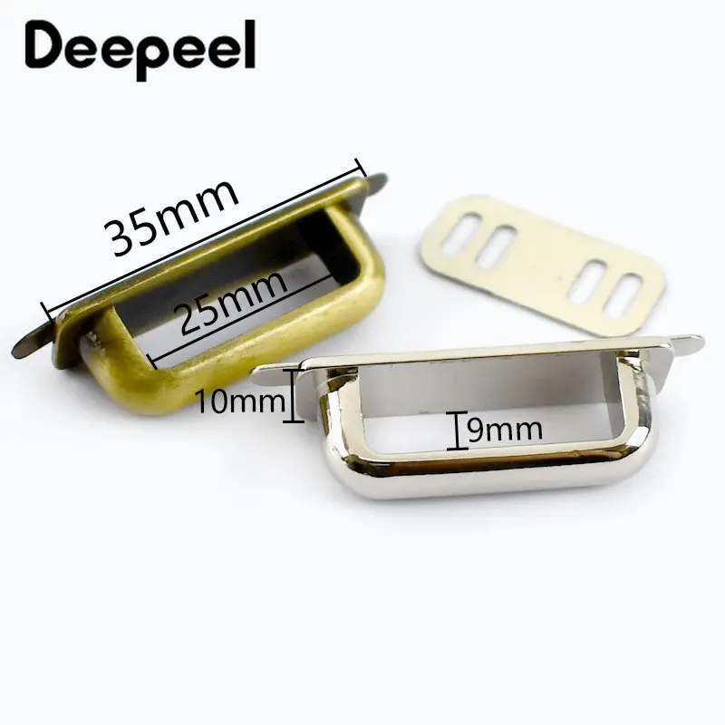 5/10/20pcs D Ring Metal Buckles Bridge Connector Hanger Bags Clip Hardware Decoration DIY Sewing Luggage Accessories