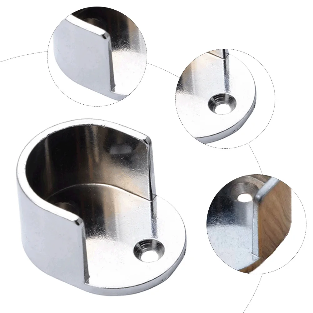

Flange Seat Dowel Rod Bracket Closet Pole Support Wardrobe End Socket Holder Holders