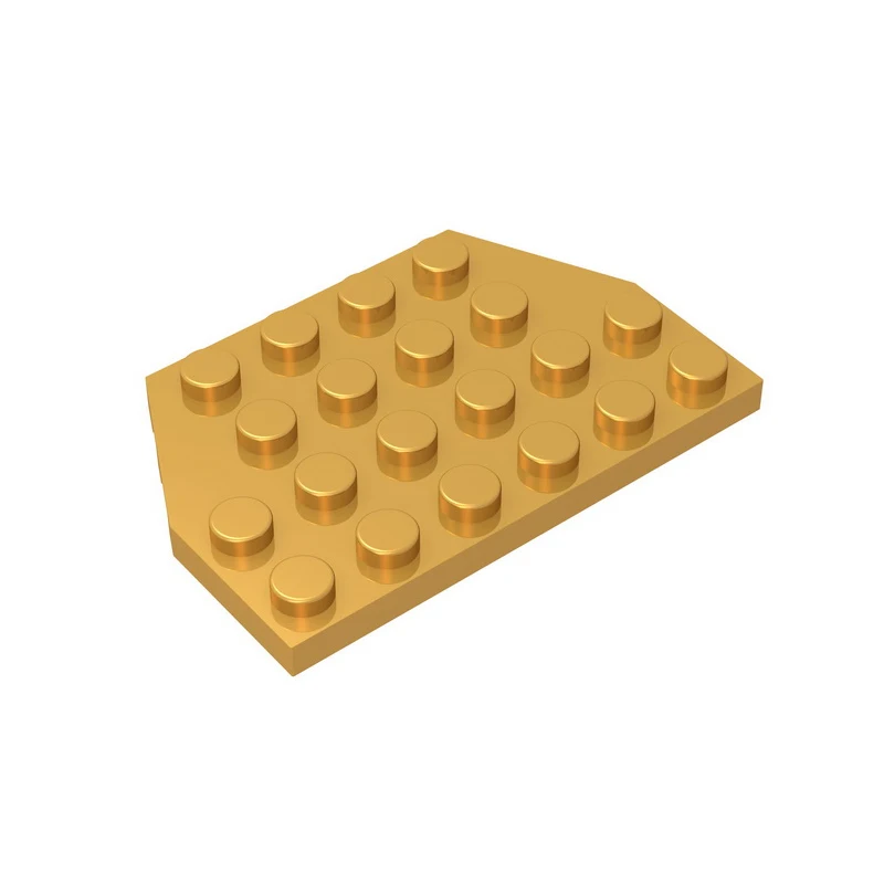 Gobricks-bloques de construcción, placa de GDS-704, 26 grados, 4x6, compatible con lego 32059, técnica educativa DIY para niños