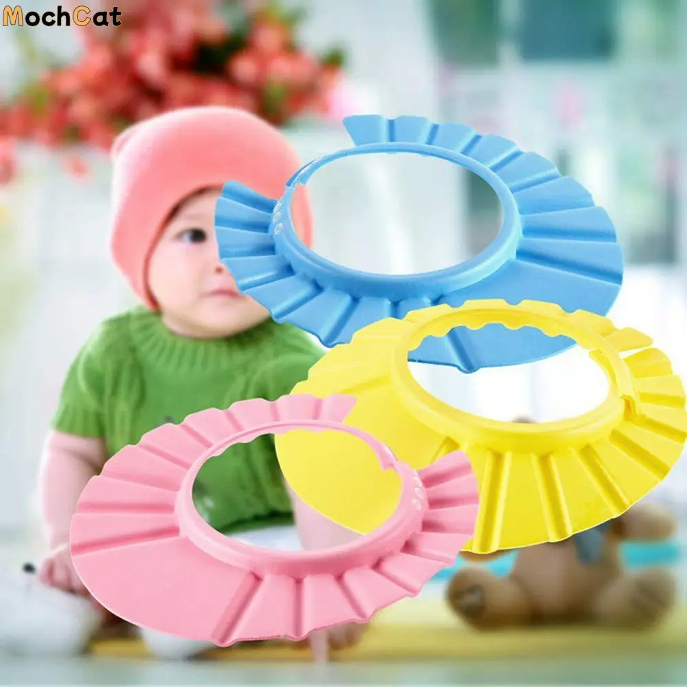 

1Pcs Kids Shampoo Soft Bathing Shower Cap Hat Wash Hair Shield