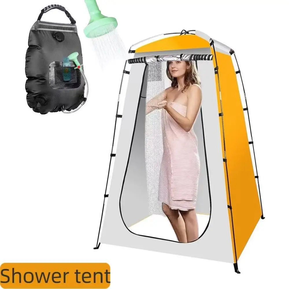 Outdoor Shower Portable Restrooms Toilets and Shower for Outdoor Events Freestanding Shower Cabin Change Clothes and Cover Up