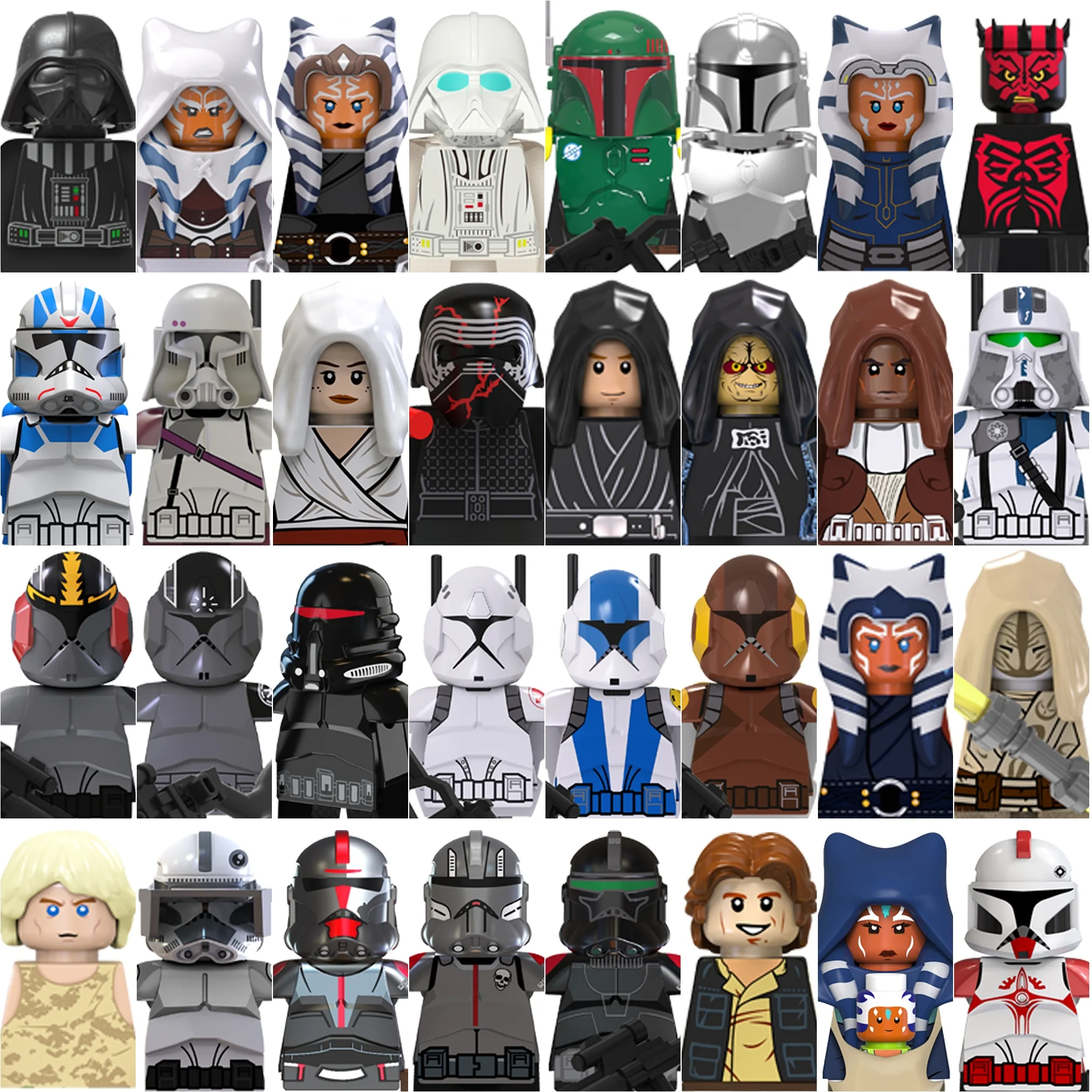 

Star Wars building block figurines toys Darth Maul Palpatine children's MINI assembly brick toys birthday gifts