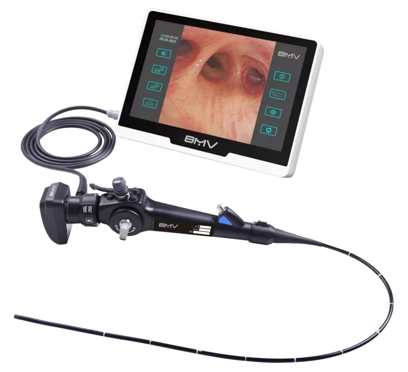 High Resolution Veterinary Endoscopy For Large And Small Animals Integrated Light Source Video Endoscope Machine