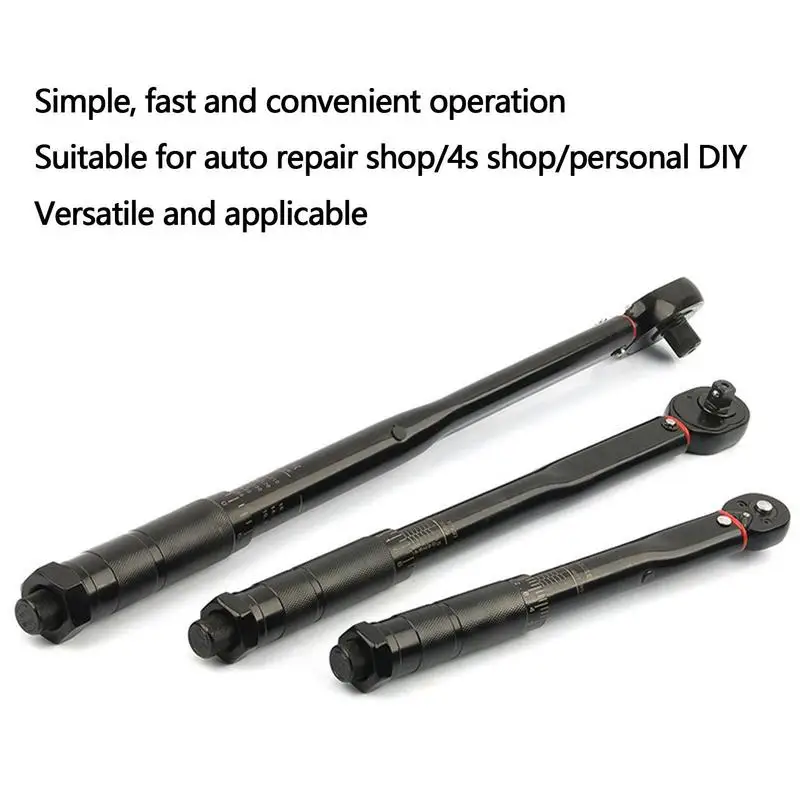 Adjustable Torque Wrench Heavy-Duty Breaker Bar Torque Wrench Extension Bicycle Repair Tool For Safely Locking Lug Nuts Impact