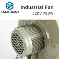 220V 750W Exhaust Fan Air Blower Centrifugal for CO2 Laser Engraving Cutting Machine Medium Pressure Lower Noise