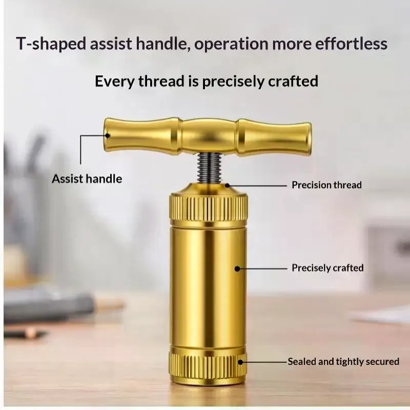 Metal Tobacco Herb Press Aluminum Alloy Compressor Pressure Spice Grinder Hand Crusher Accessories