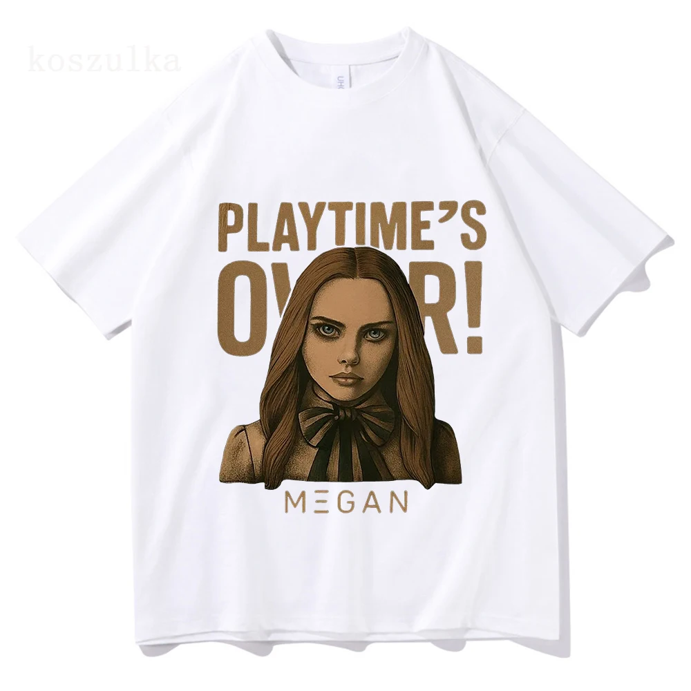 M3GAN 2.0 البوب الفن تي شيرت 2025 فيلم الخيال العلمي الرعب الجرافيك بلايز قصيرة الأكمام القطن الإناث تي شيرت موضة فيلم الطباعة تيز #1