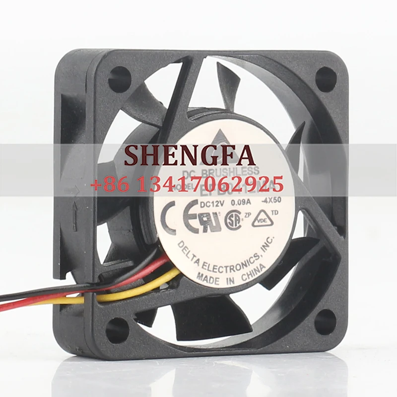 

EFB0412MA Delta DC12V 0.09A 4010 40X40X10MM 4CM Dual Ball Bearing Power Mute Speed Measurement Cooling Fan
