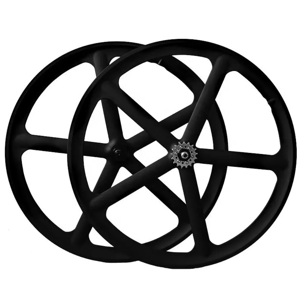 Wheel Set 700C V Brake Magnesium Alloy/Aluminum Alloy Powder Coated Integrated Bicycle Wheel Rim